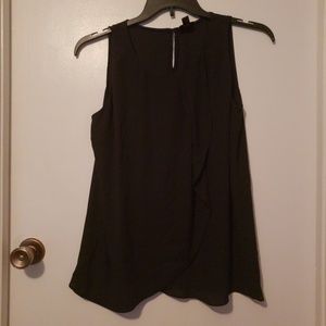 ***CLOSEOUT***Black sleeveless blouse